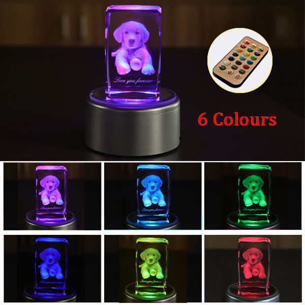 Customized 3D Crystal lamp