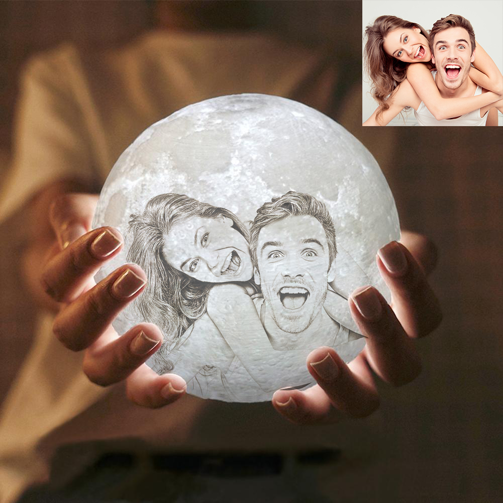 CUSTOM 3D PHOTO MOON LAMP