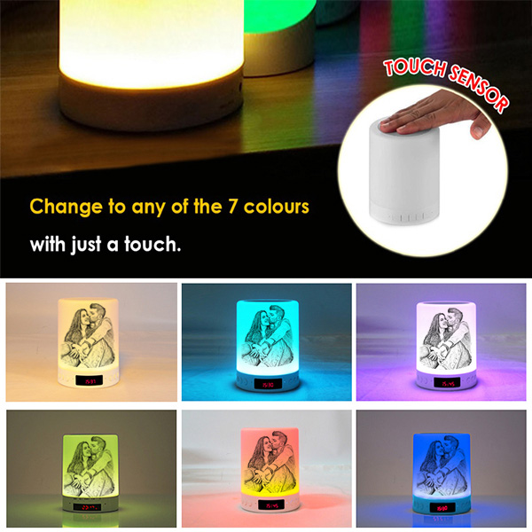 Bluetooth - Personalized Photo Music Night Light