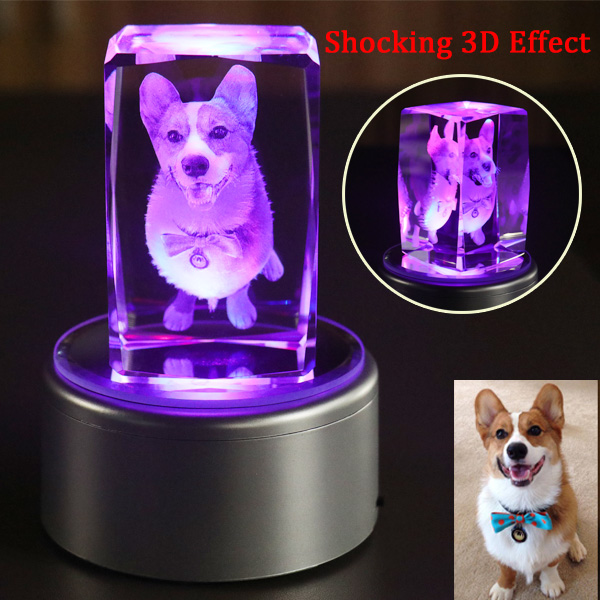 Customized 3D Crystal lamp