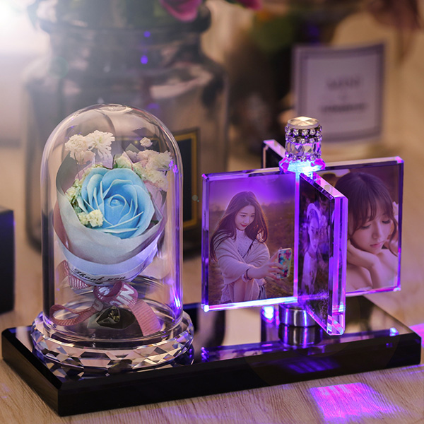 Custom photo LED Rose Lamp 