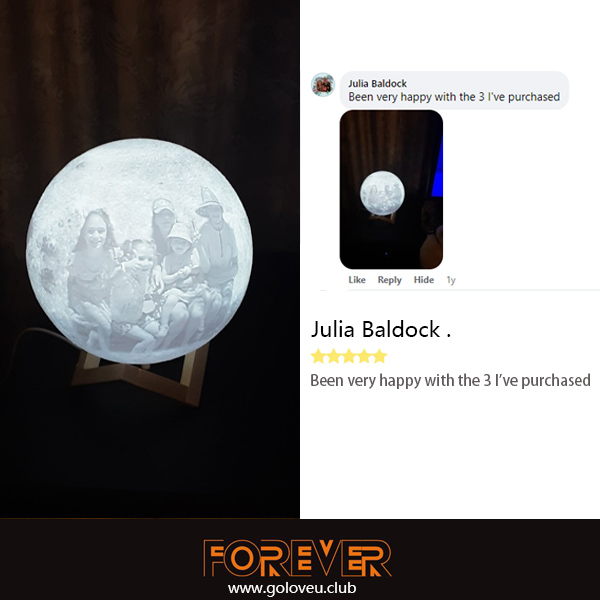 CUSTOM 3D PHOTO MOON LAMP