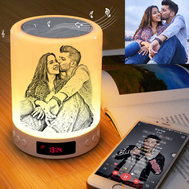 Bluetooth - Personalized Photo Music Night Light