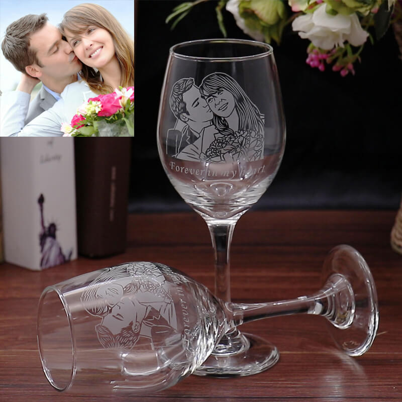 Personalized Photo Crystal Cup