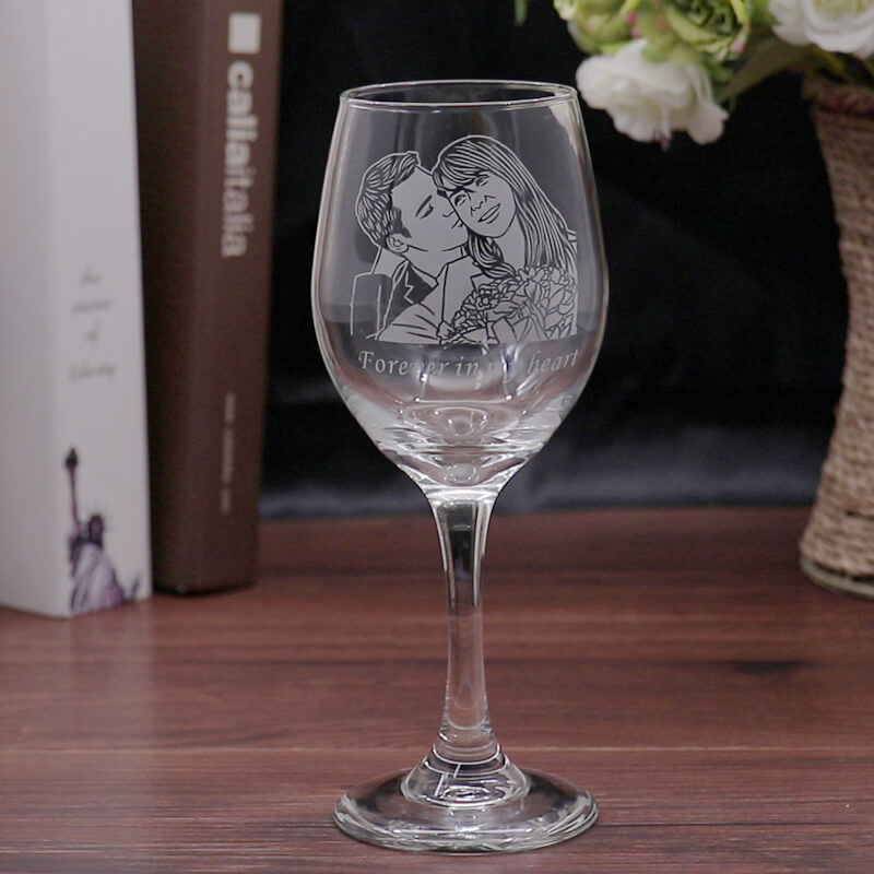 Personalized Photo Crystal Cup