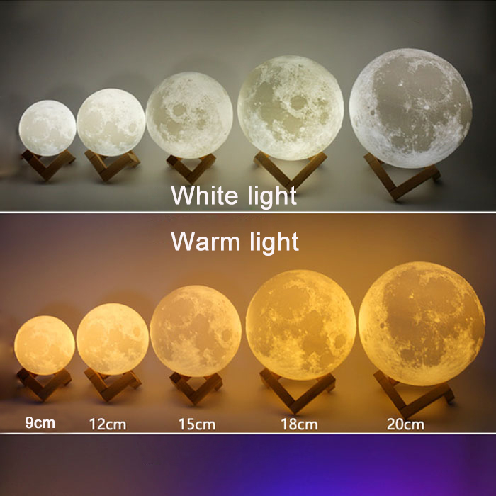 CUSTOM 3D PHOTO MOON LAMP